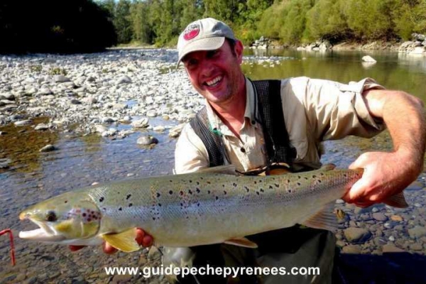 beau saumon pris lors de la fermeture truite