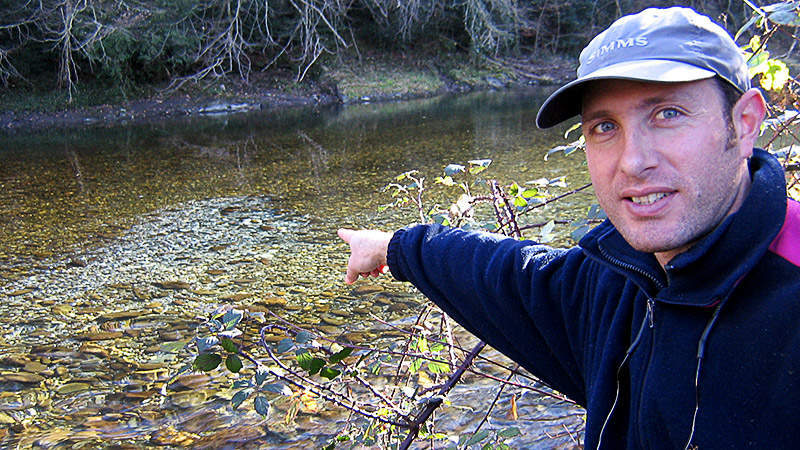 Frayère à grands salmonidés