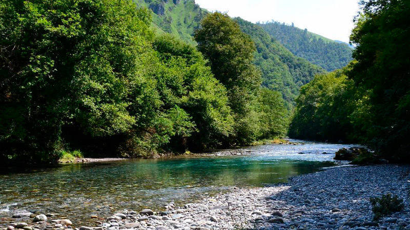Postes pour pêcher la truite en été : la fosse exemple 2