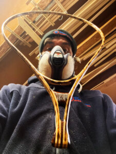 Vernissage d'une épuisette artisanale